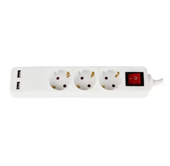 Produžni kabl 3 priključka/3m USB