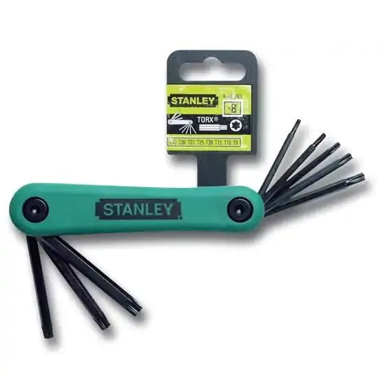 Set inbusa T9-T40 Stanley 8kom