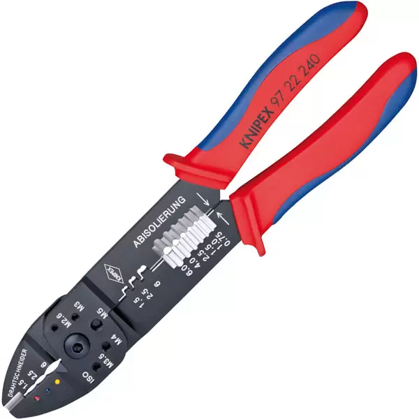 Klešta za izolovane i neizolovane konektore 97 22 240 Knipex