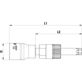 Ključ nasadni za alternator 2209 M10 UNIOR