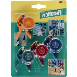 Mini-Štipaljka stega microfix S sa vakuumskim nosačem 4 kom WOLFCRAFT