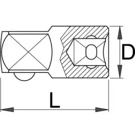 Adapter prihvat 3/4" na 1/2" 197.7-1 UNIOR