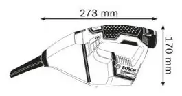 Akumulatorski usisivač GAS 12V SOLO Professional Bosch