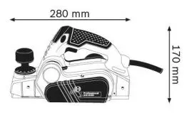 Rende električno GHO 26-82 D Professional Bosch