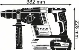 Akumulatorski elektro-pneumatski čekić za bušenje SDS-plus GBH 18V-26 F Professional Solo Bosch