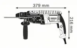 Elektro-pneumatski čekić za bušenje SDS-plus prihvat GBH 2-28 Professional Bosch