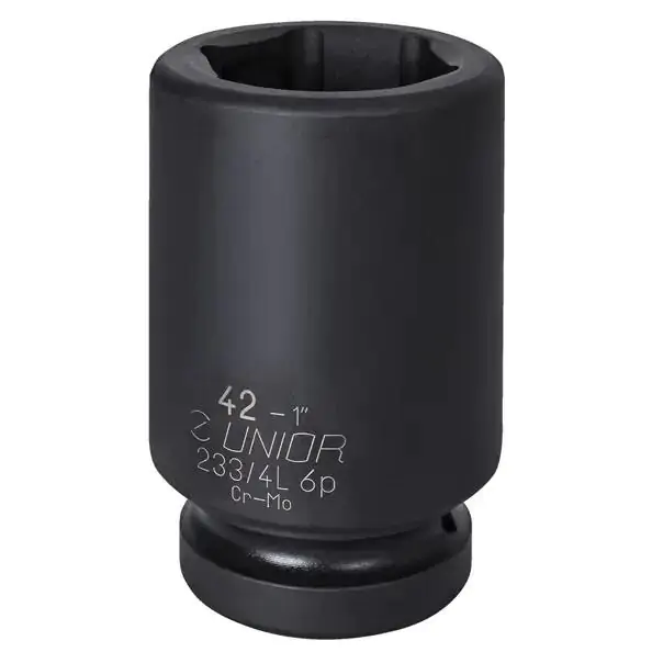 Ključ nasadni IMPACT 3/4" 232/4 6p 17mm Unior