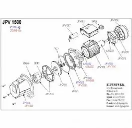 Hidroforna pumpa VB 50/1500B Elpumps