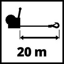 Ručna dizalica sa sajlom 800kg TC-WI 800 Einhell