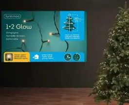 Novogodišnje stepenaste LED lampice 1-2-glow basic 6 nivoa 171 LED 49.5466 LUMINEO