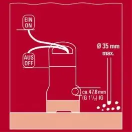 Pumpa potapajuća za prljavu vodu GC-DP 7835 Einhell