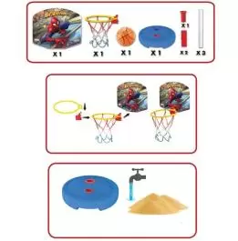 Basketball set podesivi za decu Spiderman 93 - 126 cm Dede Toys