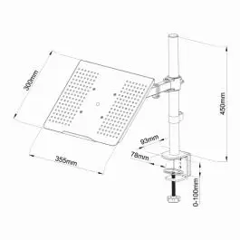 S-BOX Nosač za laptop ili monitor LCD-L01