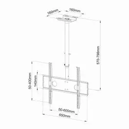 S-BOX Plafonski nosač za ekrane CPLB-102M