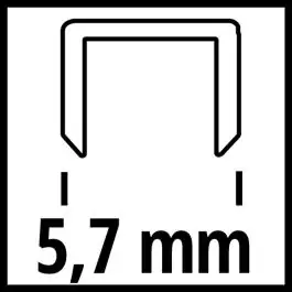 Einhell klamarice 5.7mm x 19mm 3000kom 4137875