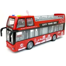 Autobus 1:16 na sprat crveni sa zvukom I svetlom (1/24) Wenyi WY916A