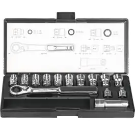 Makita set nasadnih ključeva 1/4" 10-19mm