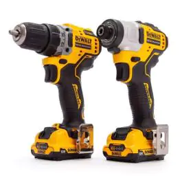 DeWalt DCK2110L2T set akumulatorskog alata, 12V aku bušilica DCD701 + aku udarni odvrtač DCF801, 2x3.0Ah