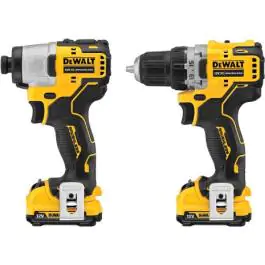 DeWalt DCK2110L2T set akumulatorskog alata, 12V aku bušilica DCD701 + aku udarni odvrtač DCF801, 2x3.0Ah