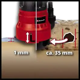 Einhell GC-DP 7035 LL. Potapajuća pumpa za prljavu vodu