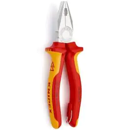 Knipex klešta kombinovana izolovana 1000V VDE 180mm sa mogućnošću kačenja 03 06 180 T