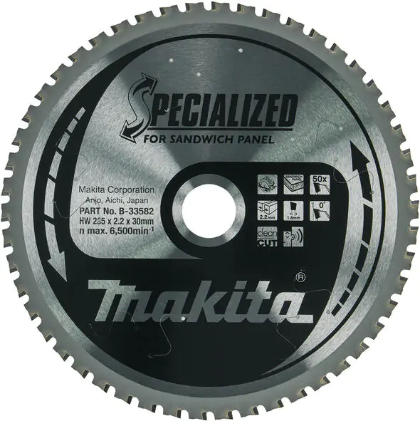 Makita TCT Specialized list za testeru za sendvič ploče 235x30x50Z B-33582