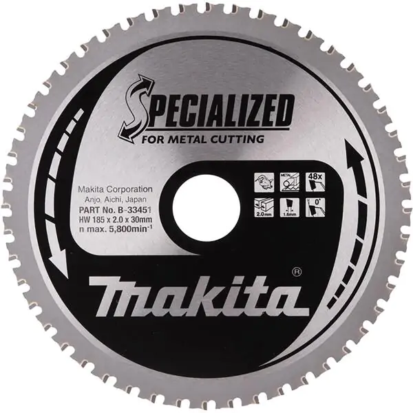 Makita list cirkulara za metal 185x30x48Z