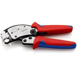 Knipex 97 53 18 SB Twistor® 16 samopodešavajuća klešta završne čaure sa rotirajućom glavom za krimpovanje hromirana 200 mm