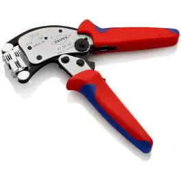 Knipex 97 53 18 SB Twistor® 16 samopodešavajuća klešta završne čaure sa rotirajućom glavom za krimpovanje hromirana 200 mm