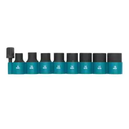 Makita 9-delni set 1/2" udarnih nasadnih ključeva sa adapterom 1/4" B-54645