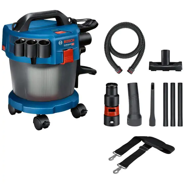 Bosch GAS 18V-10 L Solo akumulatorski usisivač + set pribora, bez baterija i punjača