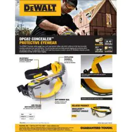 DeWalt DPG82-11D Concealer™ bistre zaštitne naočare