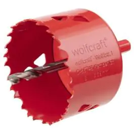 Wolfcraft 5474000 krunasta testera BiM sa 6-kant-prihvatom i burgijom, 68 mm