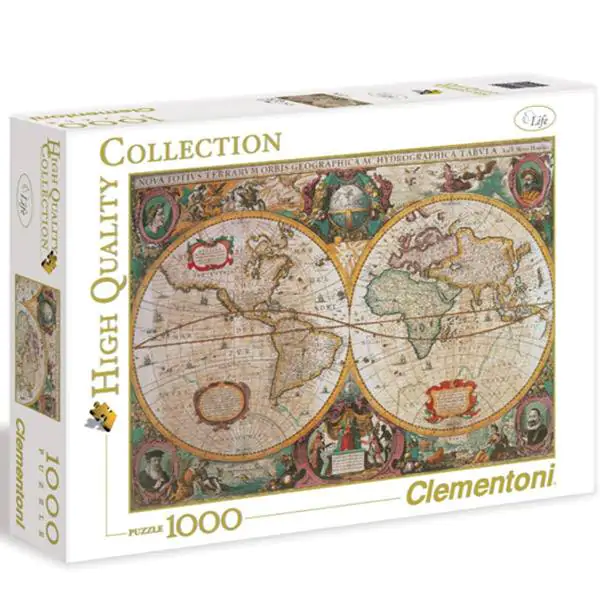 Puzle Old Map 1000 delova Clementoni