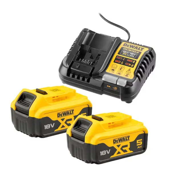 DeWalt DCB1104P2 Set punjač + baterija 2x5.0Ah, XR 18V - proizvod na akciji