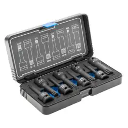 Hogert HT6R006 set udarnih nasadnih ključeva spline 1/2"