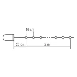 Dekorativni svetleći niz MLF26/WW Home