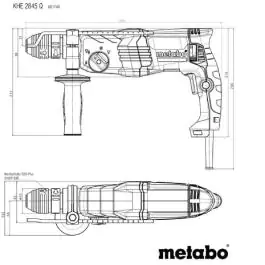 Metabo kombi čekić bušilica SDS-plus KHE 2845 Q