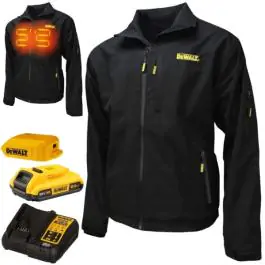 DeWalt DCHJ090BD1 Soft-Shell jakna sa grejačima, 1x2.0Ah, sa adapterom