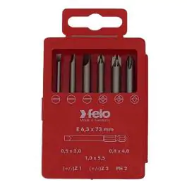 Felo set bitova Industrial Bit-box Profi 73 mm SL/PH/XENO 03192716 6 kom