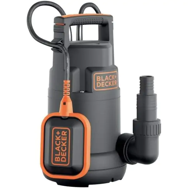 Black&Decker BXUP250PCE potopna pumpa za čistu vodu, 250W, 6.000 L/h