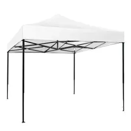 Gazebo sklopivi baštenski paviljon 3x3m beli