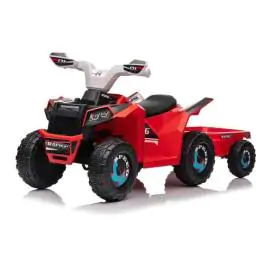 Dečiji Motor ATV na baterije sa prikolicom TS-039 crveni