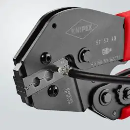 Knipex krimp klešta za COAX, BNC i TNC konektore 97 52 10