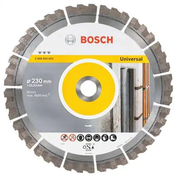 Bosch dijamantska rezna ploča Best for Universal 230 x 22,23 x 2,4 x 15 mm