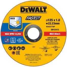 DeWalt DT20540 Rezna ploča 125x1 FASTCUT 100kom