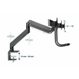 MA-DA3-03 Gembird Podesivi Stoni Držač za 3 Monitora: