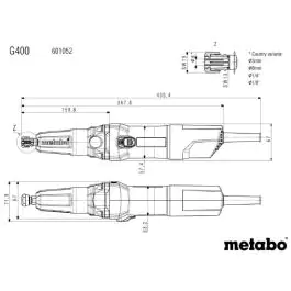 Metabo G 400 Čeona Brusilica