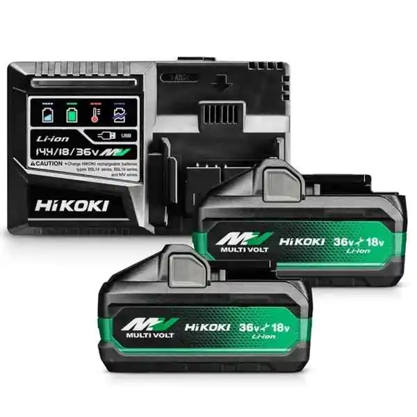 Hikoki set 2 x 36V-4Ah / 18V-8Ah UC18YSL3-WJZ Multi Volt Hitachi - proizvod na akciji