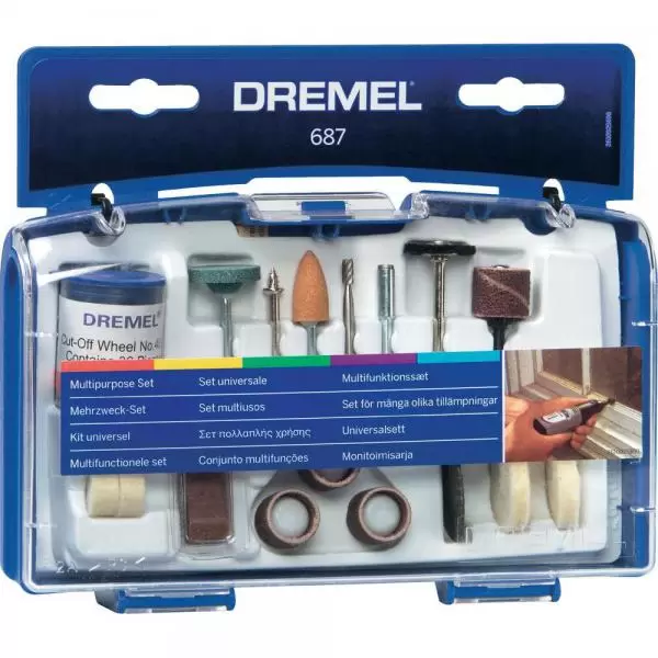 Višenamenski set pribora 687 (52 kom) Dremel